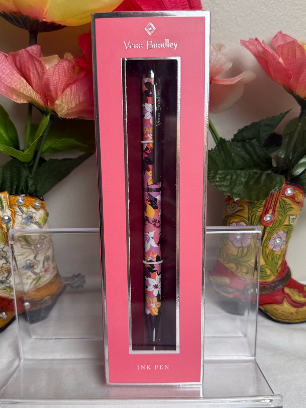 NWT Vera Bradley Rosa Floral Ball Point Pen